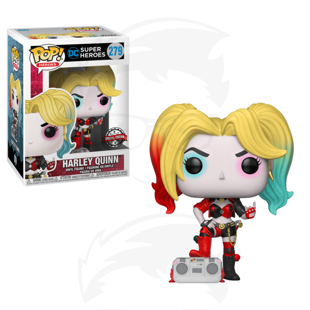 Pop! Heroes: Dc Rebirth- Harley Quinn W/boombox (Exc) Pop! Heroes: Dc Rebirth- Harley Quinn W/boombox (Exc)